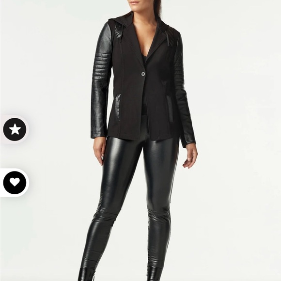 Blank Noir Hooded Blazer Jacket - Picture 2 of 10